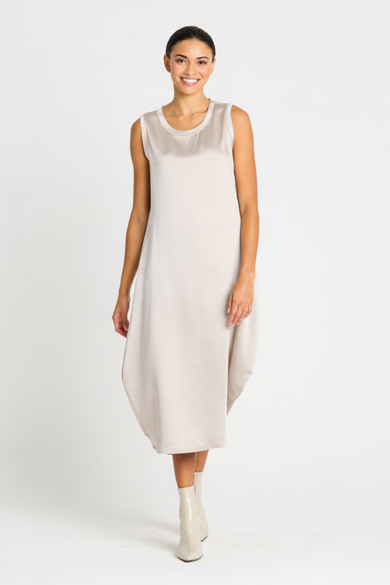 Sateen E-Z Dress - Putty