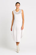 Sateen E-Z Dress - White