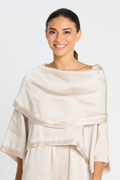 Sateen Jackie O Top - Putty