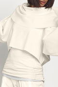 Scuba Jackie O Top - Stone