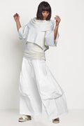 Scuba Jackie O Top - White