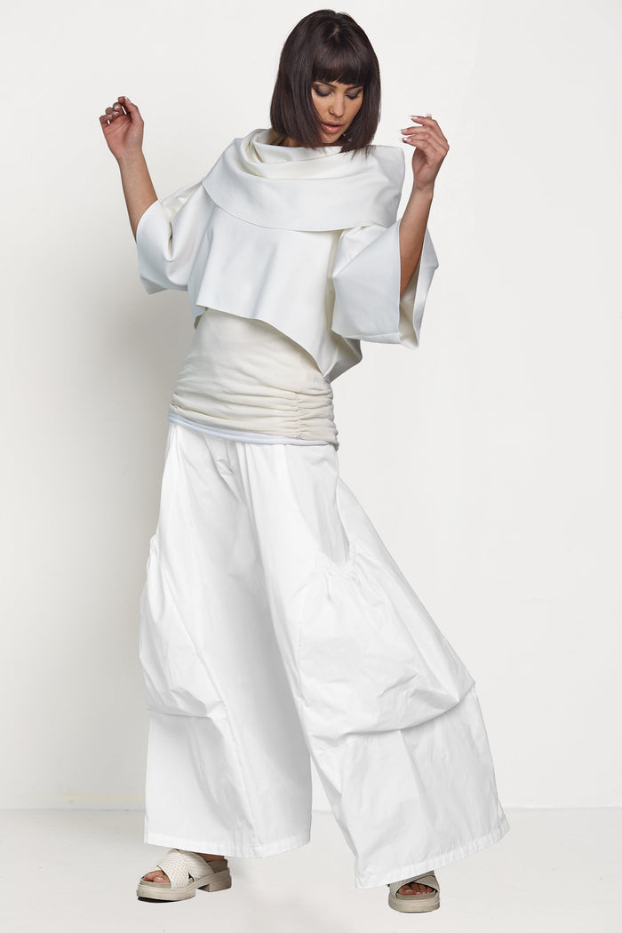 Scuba Jackie O Top - White