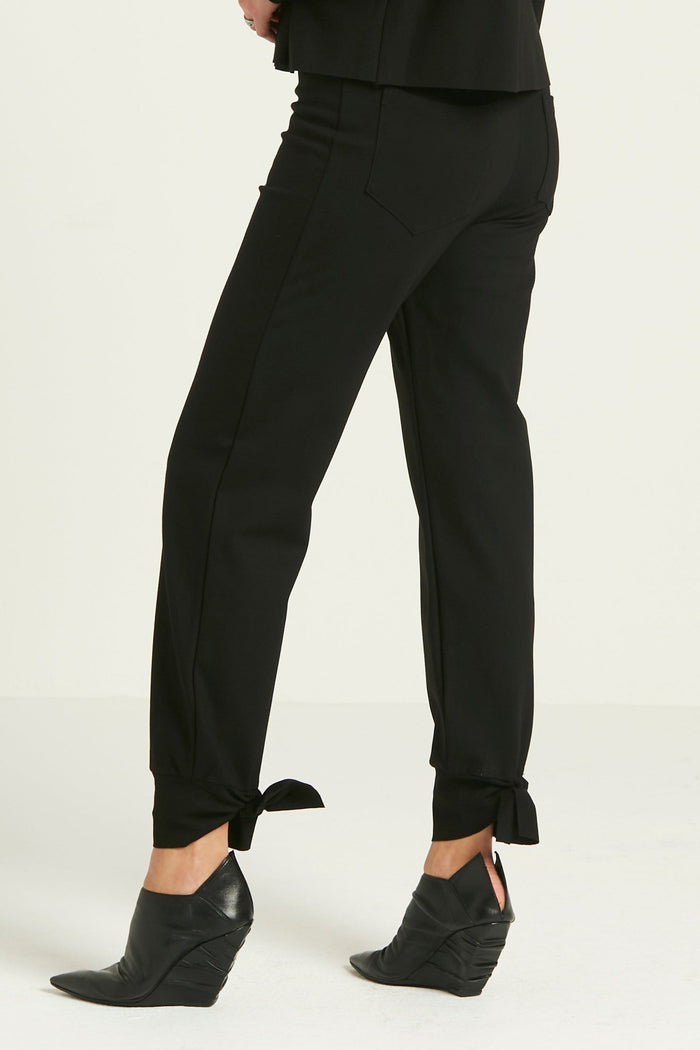 Scuba Tied Up Pants - Black