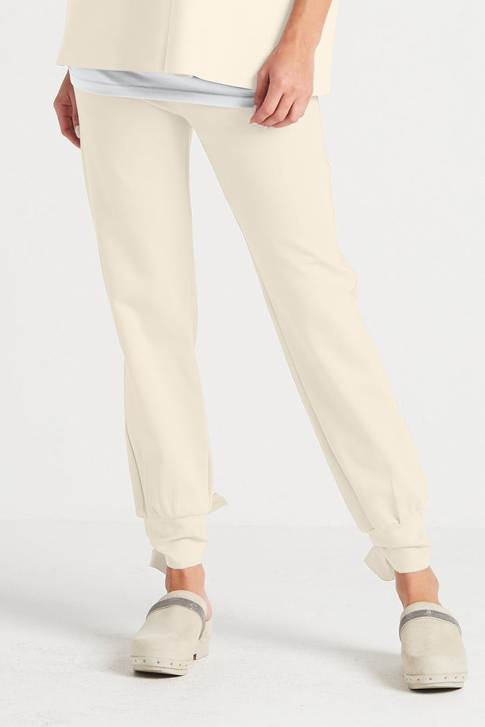 Scuba Tied Up Pants - Butter