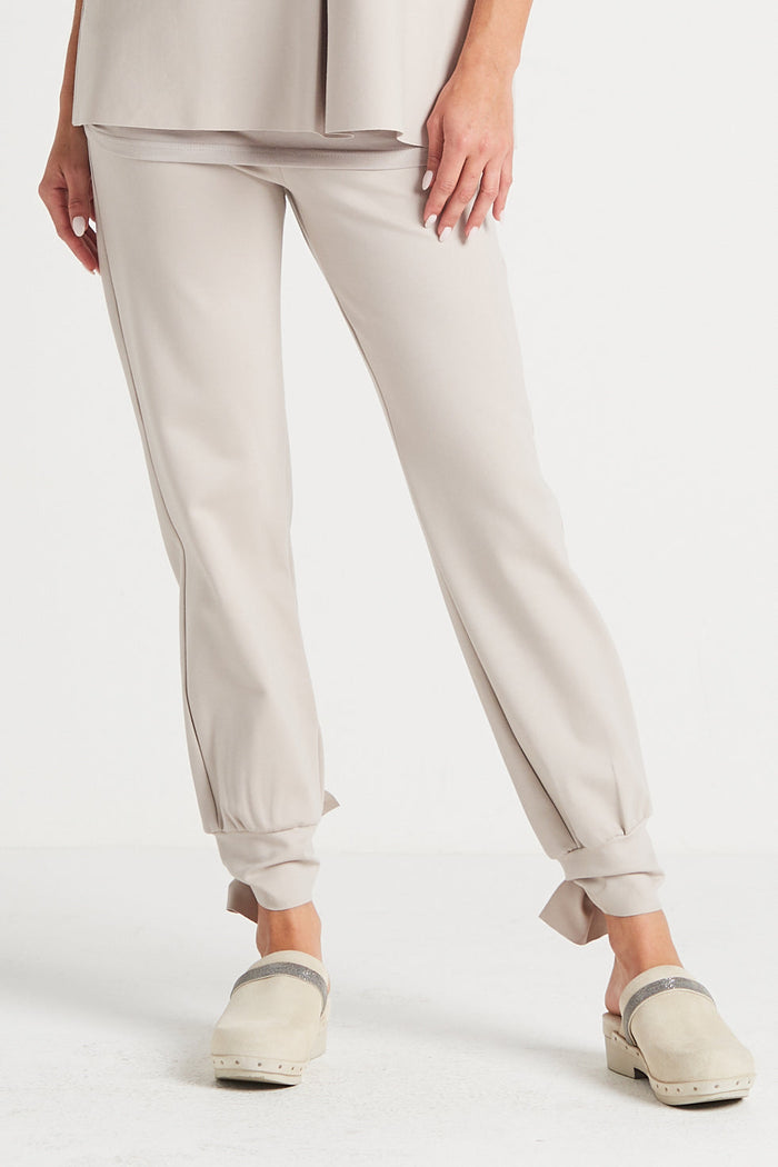Scuba Tied Up Pants - Putty