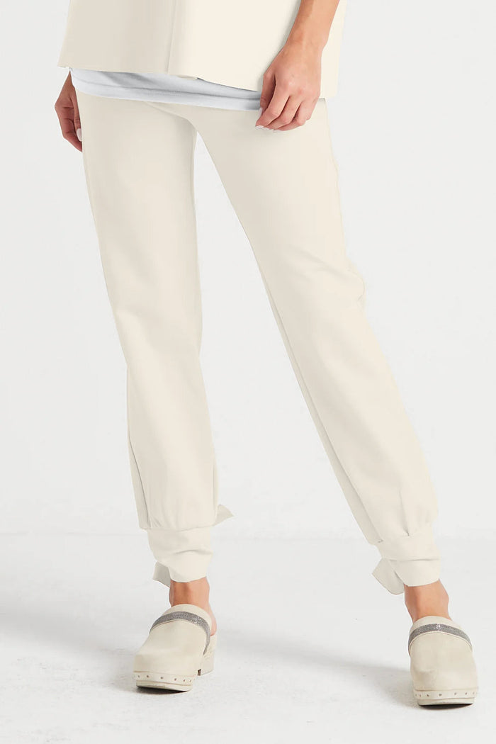 Scuba Tied Up Pants - Stone