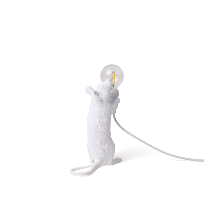 Seletti - Mouse Standing Tischleuchte | weiß
