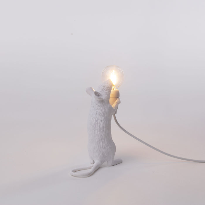 Seletti - Mouse Standing Tischleuchte | weiß