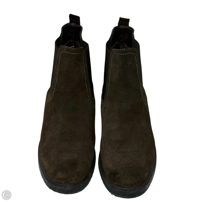 Shetland Boots By The Flexx In Chocolate Suede, Size: 7.5