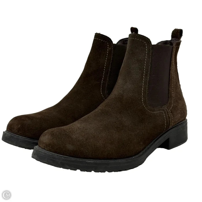 Shetland Boots By The Flexx In Chocolate Suede, Size: 7.5