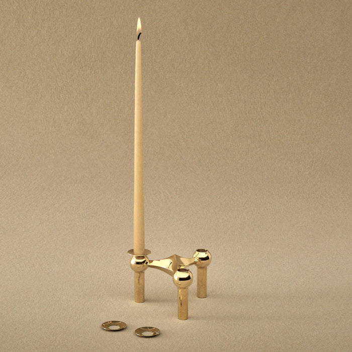 Stoff Nagel - Kerzenmanschette