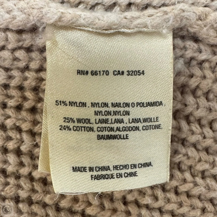 Sweater By Clothes Mentor In Beige, Size: M