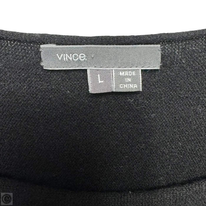 Sweater Wool-Cashmere By Vince In Black, Size: L