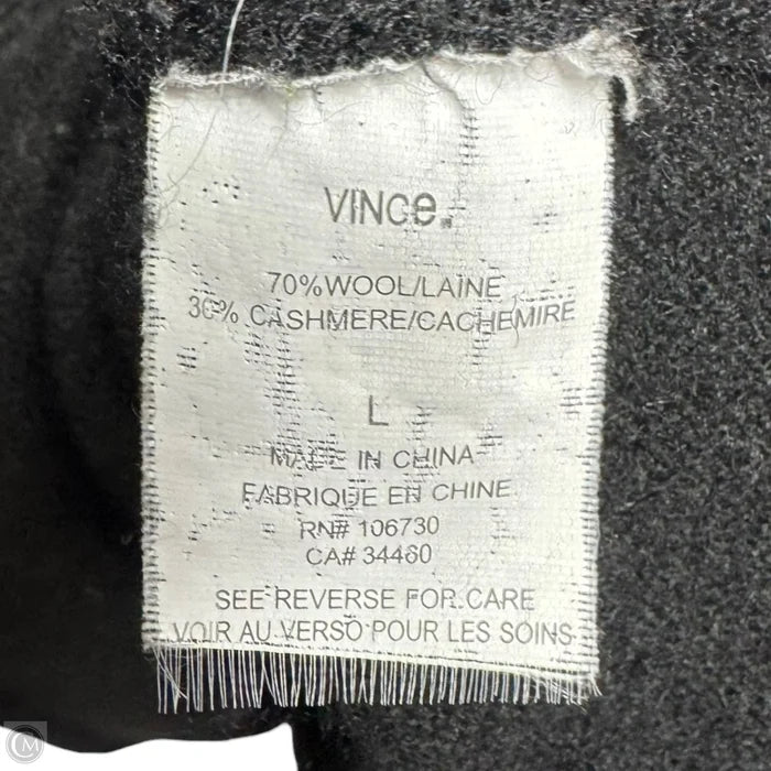 Sweater Wool-Cashmere By Vince In Black, Size: L
