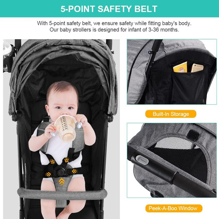 The Easy Compact Travel Stroller
