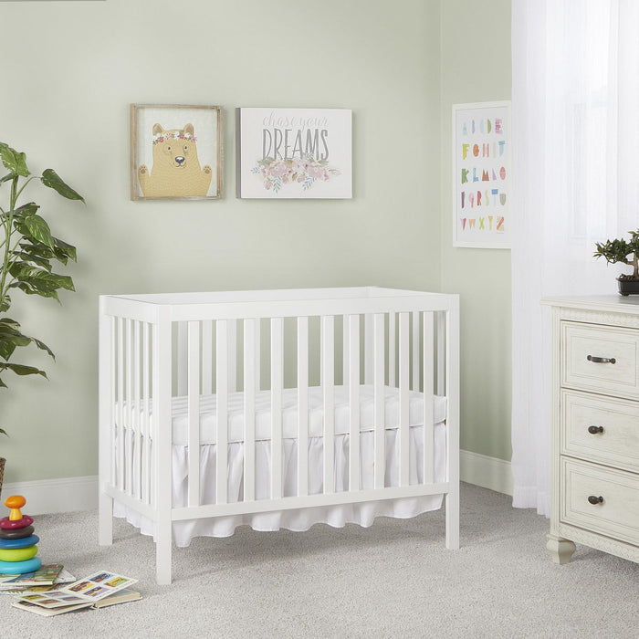 The Mini 3-in-1 Convertible Crib | White