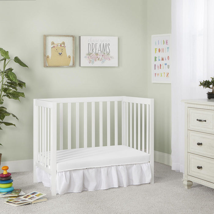 The Mini 3-in-1 Convertible Crib | White
