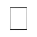 The Poster Club - Bilderrahmen Aluminium schwarz | Echtglas / 30 x 40 cm