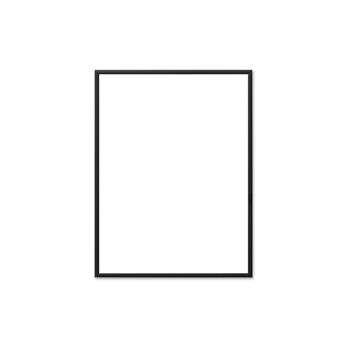The Poster Club - Bilderrahmen Aluminium schwarz | Echtglas / 30 x 40 cm