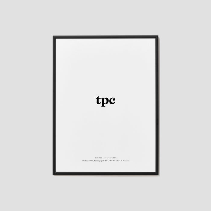 The Poster Club - Bilderrahmen Aluminium schwarz