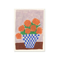 The Poster Club - Orange Flowers von Carla Llanos | 50 x 70 cm