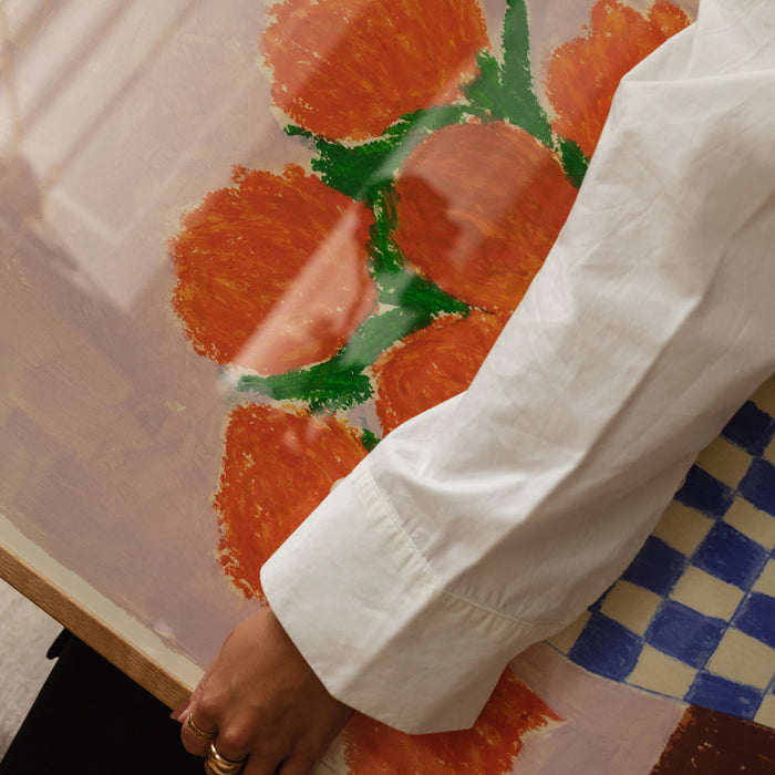 The Poster Club - Orange Flowers von Carla Llanos