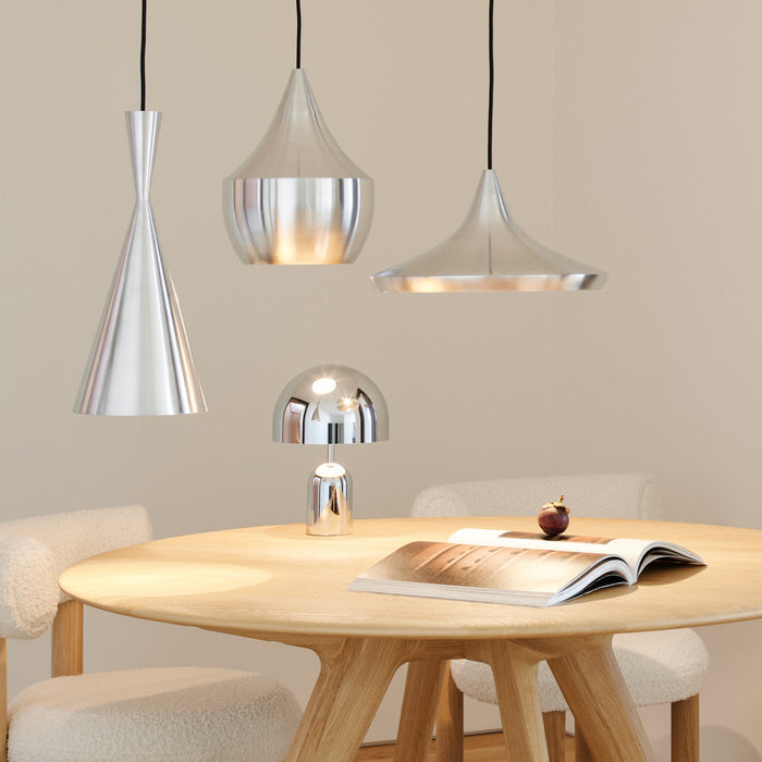 Tom Dixon - Beat Tall Unbeaten LED Pendelleuchte