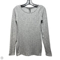 Top Long Sleeve By Anthropologie In Grey, Size: Xxs