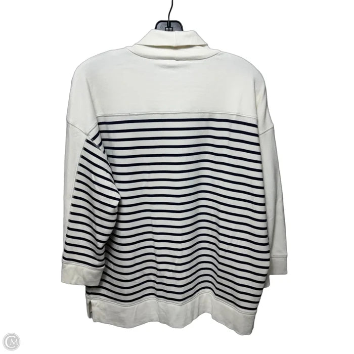 Turtleneck Top Long Sleeve By Lauren By Ralph Lauren In Striped Pattern, Size: Xl