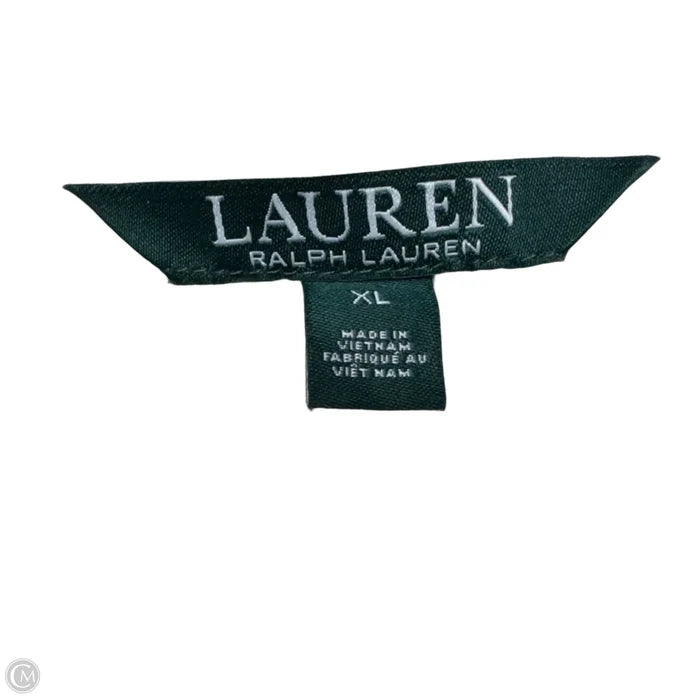 Turtleneck Top Long Sleeve By Lauren By Ralph Lauren In Striped Pattern, Size: Xl