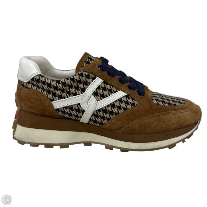 Valentina Houndstooth Shoes Sneakers By Veronica Beard In Brown, Size: 6.5