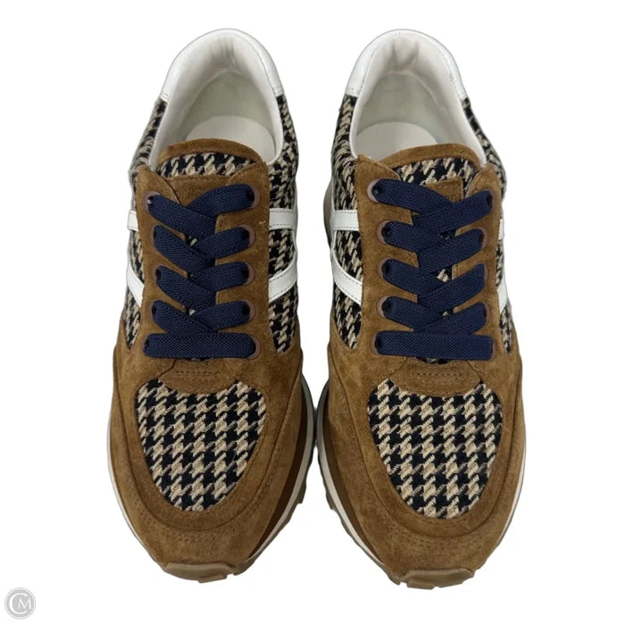 Valentina Houndstooth Shoes Sneakers By Veronica Beard In Brown, Size: 6.5