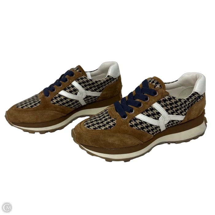 Valentina Houndstooth Shoes Sneakers By Veronica Beard In Brown, Size: 6.5