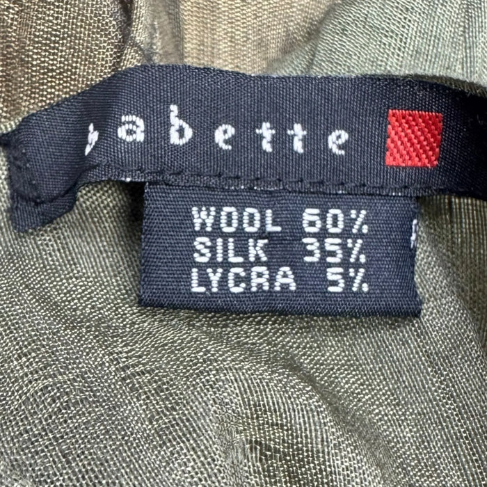 Wool & Silk Ruched Scarf Long By Babette