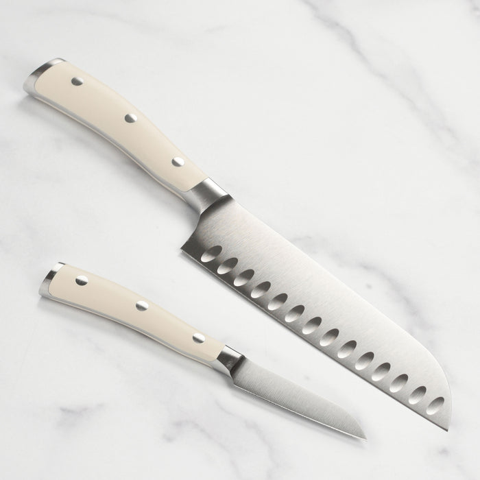 Wusthof Classic Ikon Creme 2 Piece Asian Knife Set