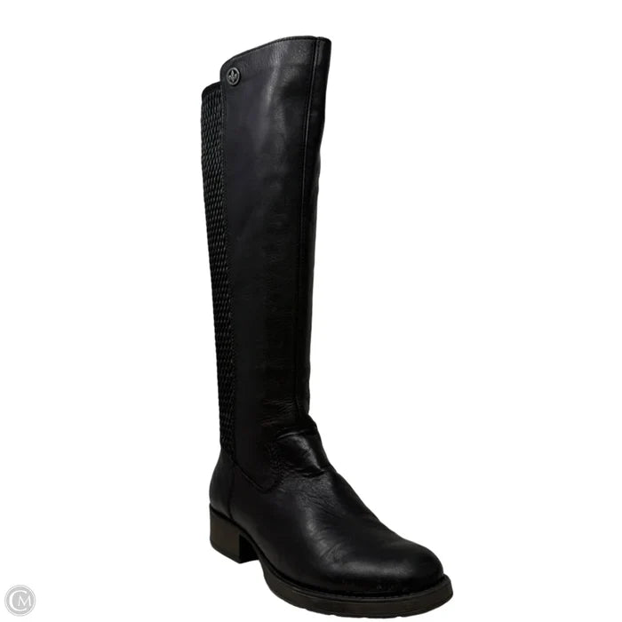 Z9591 Tall Boots By Riekers In Black, Size: 8.5 (39)