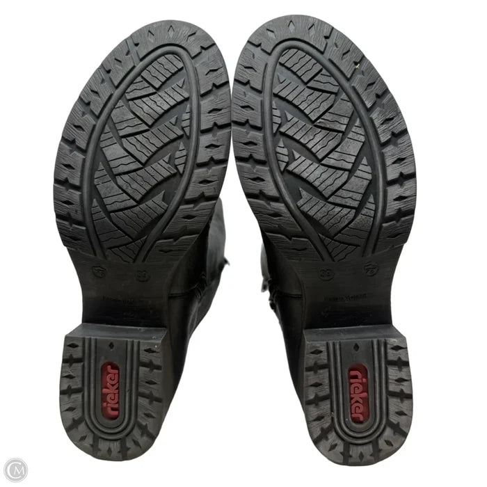 Z9591 Tall Boots By Riekers In Black, Size: 8.5 (39)